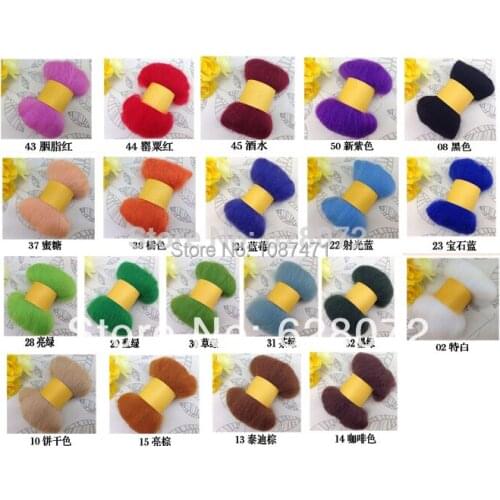 Wool roving merino wool felt needle wool for felting Diy poking fun 20 colors 5 g per color (100g per pack) Free shipping