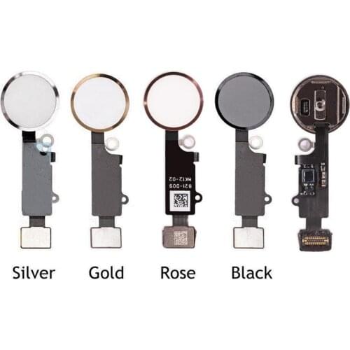 Home Button Flex Ribbon Cable Assembly For iPhone 7 8 Plus Home Side Key Flex Cable Replacement Parts