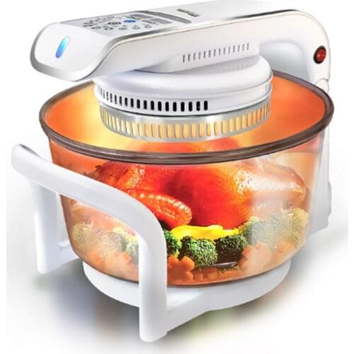Multifunctional Microwave Oven Fryer Frying Machine Halogen Oven Lightwave Fryer Automatic Cooker