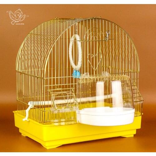 Circular Decorative ornamental cage small-sized breeding parrot Metal cage bird cage
