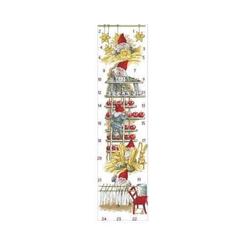 NN YIXIAO Counted Cross Stitch Kit Cross stitch RS cotton with cross stitch Haejbgqs Magazine - five Christmas dwarfs