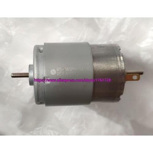Brand new dual shafts 385 DC motor RS-385PH-16140 24V small current quiet motor