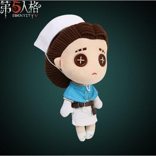 Anime Identity V Doctor Emily Dale Kawaii Short Plush Doll Pillow Cute Change Clothing Toys Cushion Cartoon Xmas Gifts 32cm