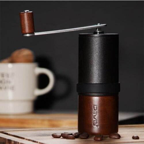 Portable Wooden Coffee Grinder Burr Retro Manual Tools Crusher Manual Coffee Mill Espresso Macina Caffe Grinder Machine EK50MCJ