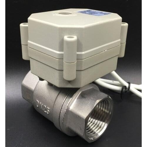 Brass/Stainless Steel 1'' Proportional Valve 0-10V 4-20mA 0-5V 2 Way DN25 Voltage DC12V DC24V For Water Modulating Control