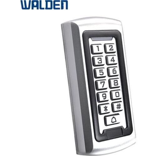 Home Office Standalone RFID Door Keypad Card Reader System WG26 IP68 Waterproof Outdoor Indoor Metal Access Controller