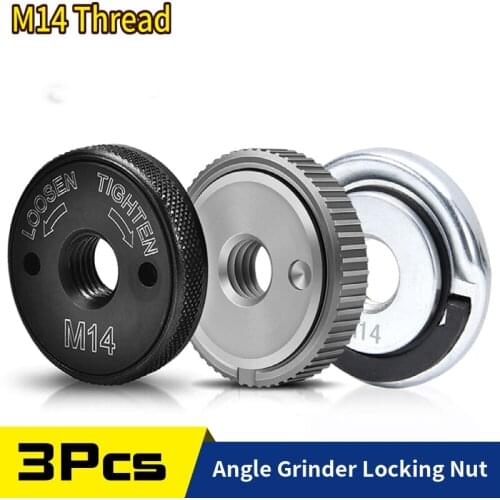 M14 Angle Grinder Locking Nut,45 Steel Clamping Flange Fixing Cutting Discs Cup Wheel Abrasive Discs For Bosch Metabo Milwaukee