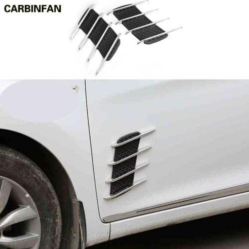 Universal ABS Car Hood Door Side Shark Gill Air Outlet Covers Fender For Hyundai Elantra Avante 2012-2015 C1959