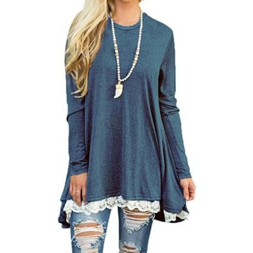 2021 Vintage Print Dress Women Autumn Elegant Long Sleeves Patchwork Lace Irregular Dresses Female Casual Loose O Neck Skirt