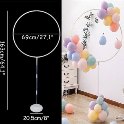 1/2set Baloon Garland Round Stand Arch Kit Baby Shower Kids Happy Birthday Party Decorations Wedding Christmas Column Air Circle