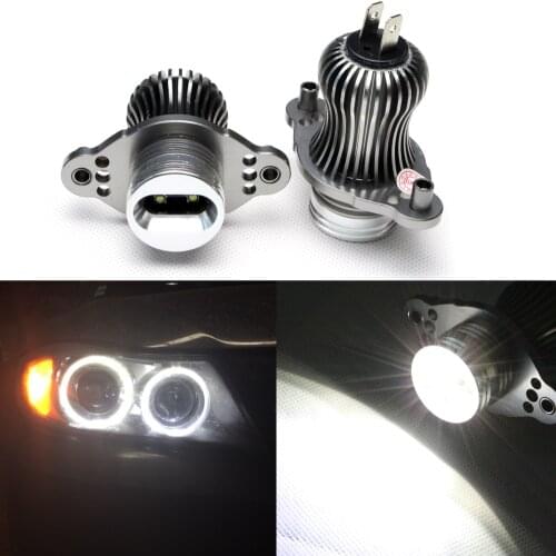 10W LED marker Halo ring bulb LED Angel Eyes For BMW E90 E91 DRL LED headlight angel eyes for BMW E91 E90 7000K white