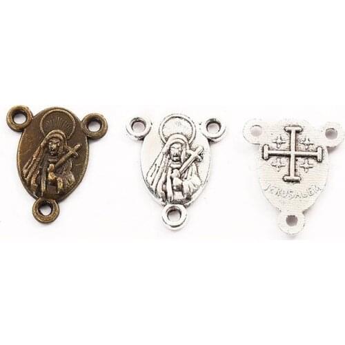 100pcs 14*17MM Tibetan silver color metal Jerusalem charms antique bronze pendants for bracelet necklace earring diy jewelry m