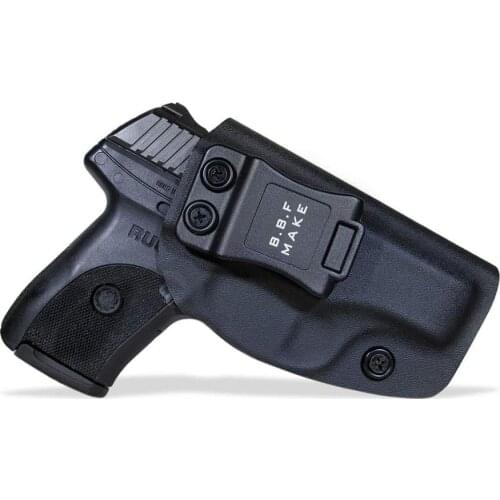 B.B.F Make IWB KYDEX Holster Custom Fits: Ruger LC9 S Gun Case Inside Concealed Carry Waistband Pistol Pouch With Belt Clip