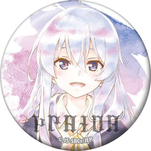 The Journey of Elaina Anime Metal Badge Brooch Pins