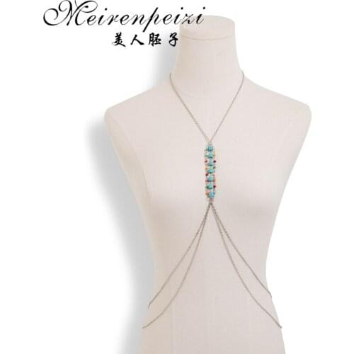 Body Chain Jewelry Gothic Women Sexy Waist Jewellery Belly Belt Festival Girls Punk Fashion Accessories