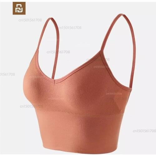 Xiaomi thin shoulder straps cross back long bra new style youpin womens bra sexy underwear beautiful back underwear