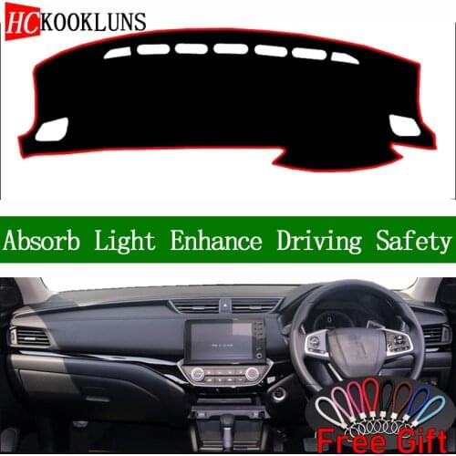 For Honda crider 2019 Right Hand Drive Dashboard Cover Car Stickers Sun Shade Dash Mat Carpet Interior Accessories