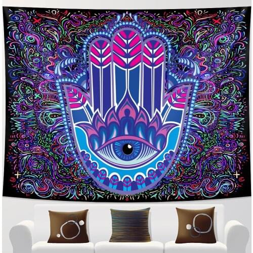 Indian meditation chakra tapestry home decoration Mandala tapestry background cloth Hippie witchcraft Bohemian decorative sheet