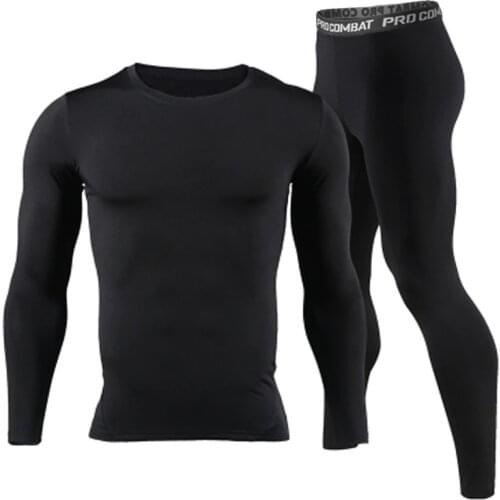 Long Johns Winter Thermal Underwear Sets Men Brand Quick Dry Anti-microbial Stretch 2017 Mens Thermo Underwear Male Spring Warm