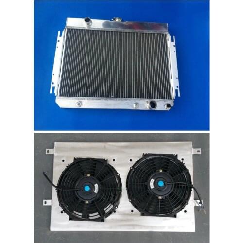 Low Price Hot Selling 3 ROWS Aluminum Radiator & Shroud & FANS 1963-1968 For CHEVY CHEVELLE/ IMPALA V8 1964 1965 1966 1967 1968