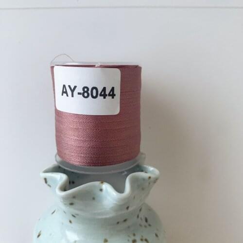AY-8044 A Roll Wholesale 2mm-36mm 100% Pure Silk Embroidery Ribbons Handcraft Supply Double Faced Thin Taffeta Silk Ribbon
