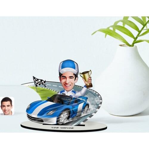 Personalized Men 'S Rallici Caricature Of Wooden Trinket Model-1 Reliable Modern Simple Gift Special Design Good Quality Surprise dear