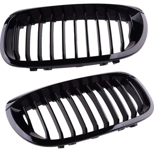 1 Pair Car Front Bumper Grills Grilles Fit For BMW 3 E46 Coupe Cabriolet 2 Door 2003 2004 2005 2006 51137064317 51137064318