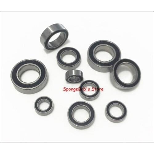 10pcs/Lot MR117-2RS / MR126-2RS / MR128-2RS / MR148-2RS The Rubber Sealing Thin Wall Deep Groove Ball Miniature Bearing