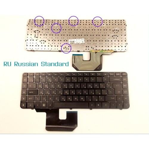 Russian RU Version Keyboard for HP Pavilion 597635-001 597630-001 606744-031 606743-001 AELX6U00210 V112846AS1 Laptop