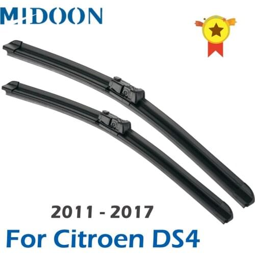 MIDOON Wiper LHD RHD Front Wiper Blades For Citroen DS4 DS5 2011 - 2017 Windshield Windscreen Front Window 30"+26"