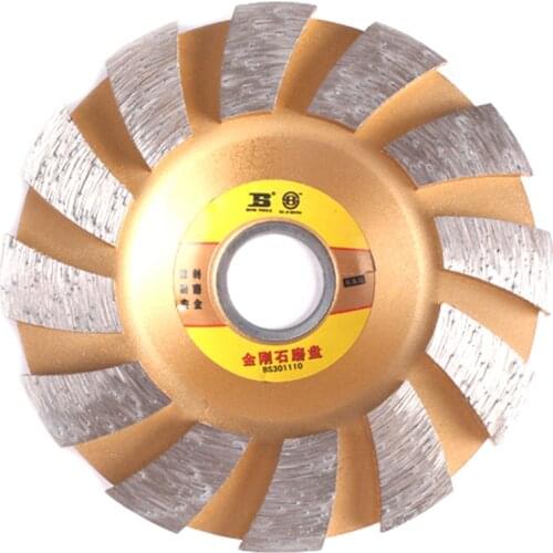 SIJIBOSI 4"/100mm Concrete Turbo Diamond Grinding Cup Wheel Disc Grinder