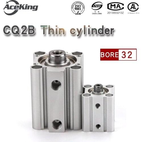 SMC thin cylinder CQ2B32-5/10/15/20/25/30/35/40/50/60/70/80/90/100 CQSB CDQSB CQ2B CDQ2B CQ2B32-5 CQ2B32-10 CQ2B32-20 CQ2B32-25