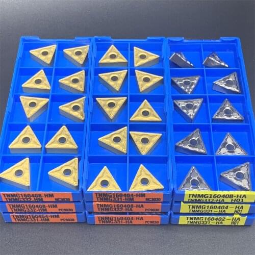 TNMG160402 TNMG160404 TNMG160408 HA H01 TNMG160404 TNMG160408 HA HM PC9030 External Turning Tool Carbide Insert MGMN200 NC3020