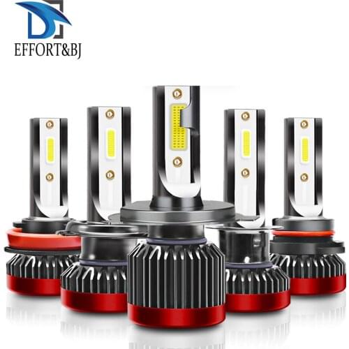 Effort&BJ G2R Car LED Headlight H1 H4-H/L H7 H8 H9 H11 9005/HB3 9006/HB4 9012 80W 8000LM 6000K Auto Headlamp COB Light Bulb