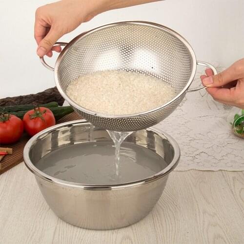 1 pcs Strainers Thickened 304 stainless steel Filter bowl washing basin