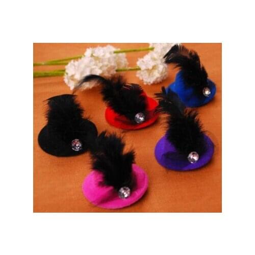 Pet Hair Clips / Dog Ornaments / Accessories Head Flower Pet Dog / Cats Hat Hairpin / Pet Products 20pcs/lot