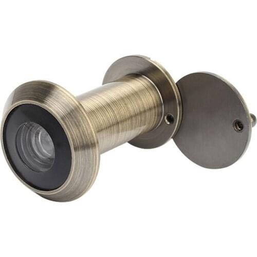 Anti-theft 200 Degree 35-55mm Door Scope Peephole Viewer Peep Sight Hole Wide Angle Retractable Peeping Home Child Safety