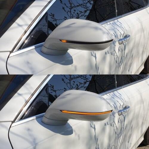 2Pcs Rearview Mirror Turn Signal Lights For AUDI A7/ S7 4G 2010-on Car LED Dynamic Side Indicators Sequential Blinker Lamps