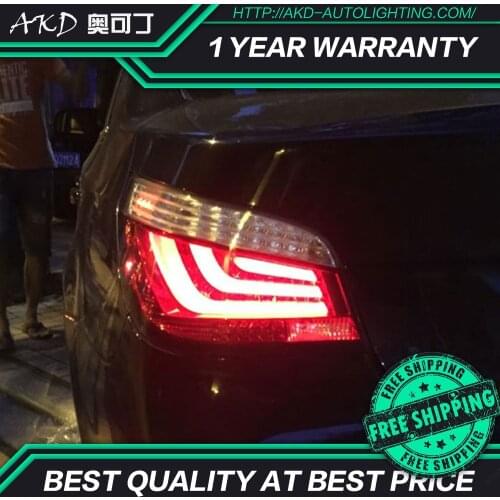 AKD Car Styling for BMW E60 Tail Light 2003-2010 523i 525i 530i Tail Lamp LED DRL Dynamic Signal Brake Reverse auto Accessories