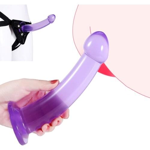 Wearable Anal Plug Dildo Panties Realistic Penis Strap on Dildo Anal Dilator Butt Plug Anal Toy Adult Sex Toys for Women Lesbian