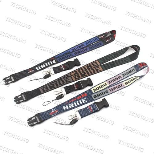 Bride Racing Cellphone Lanyard JDM Style Keychain ID Holder Racing Neck Strap