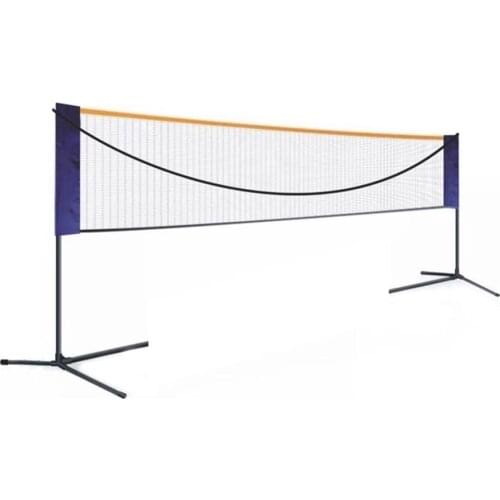 Badminton Holder Folding Badminton Net Rack Portable Indoor Outdoor Standard Game Mobile Net Post Support Badminton Net Stand