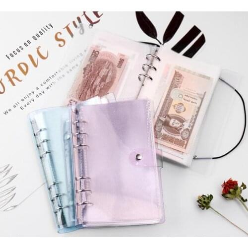 Paper Money Protection Photo Album 100 Pockets Postage Stamp Banknote Cash Collect Holder Loose Leaf Sheet Replaceable Album