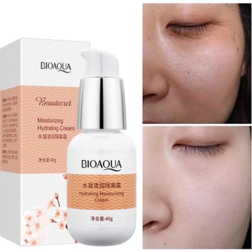 Isolation Cream Moisturizing Concealer Primer Brighten Skin Tone Invisible Pores BB Cream Macadamia Seed Oil Facial Makeup 40g