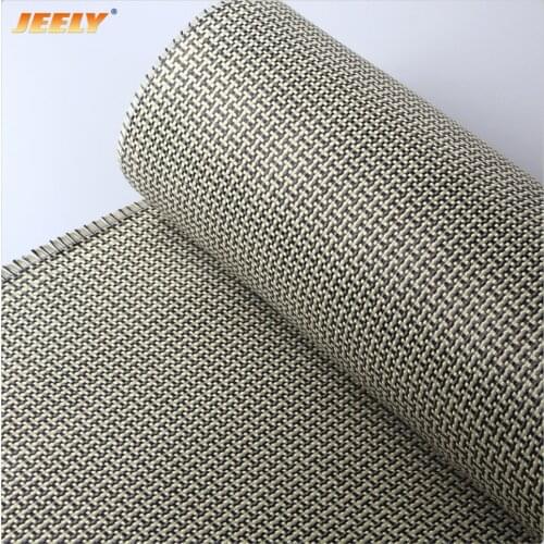 Jeely 185g/m2 Aramid 1500D Carbon 3K Fiber Hybrid Woven Fabric Plain Cloth 1m Width