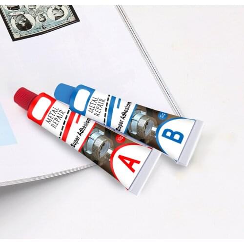 Casting Repair Glue Adhesives Metal Repair Agent Weld Sticking Cast Iron Tank Radiator Crack AB Repair Glue Car Maintenance