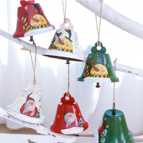 Creative Jingle Bells Loose Beads Small For Festival Party Decoration/Christmas Tree Decoration Santa Snowman Bell