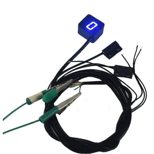 Motorcycle LED Digital Gear Indicator Car-Styling For Motorcycle Light Neutral Display Shift Lever Sensor Bule Motocicleta