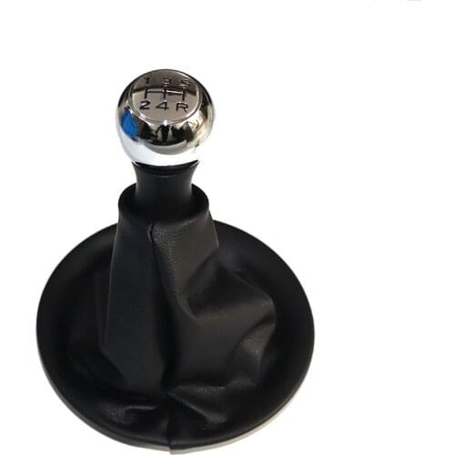 Car Gear Shift Knob Lever Shifter Stick Gaiter Boot Cover PU Leather For Citroen Berlingo III MK3 For Peugeot Partner 2008-on