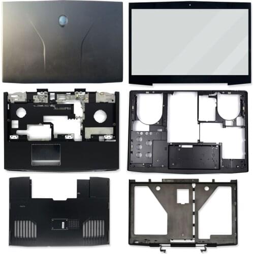 New For Dell Alienware M17X R3 R4 Laptop Back Cover/Front Bezel/Palmrest/Bottom Case/E Cover/Frame/Hinges 00MKH2 0MKH2 0C63PY